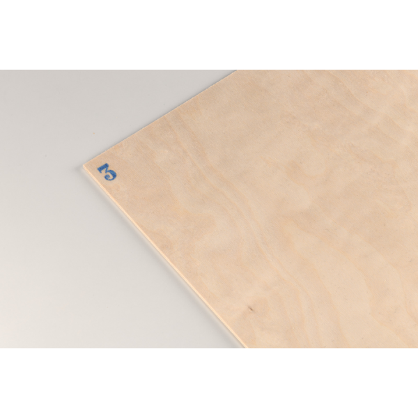 Birch plywood mm.3 cm. 40x30