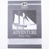 Piano costruzione Adventure - Nave Pirata 1760